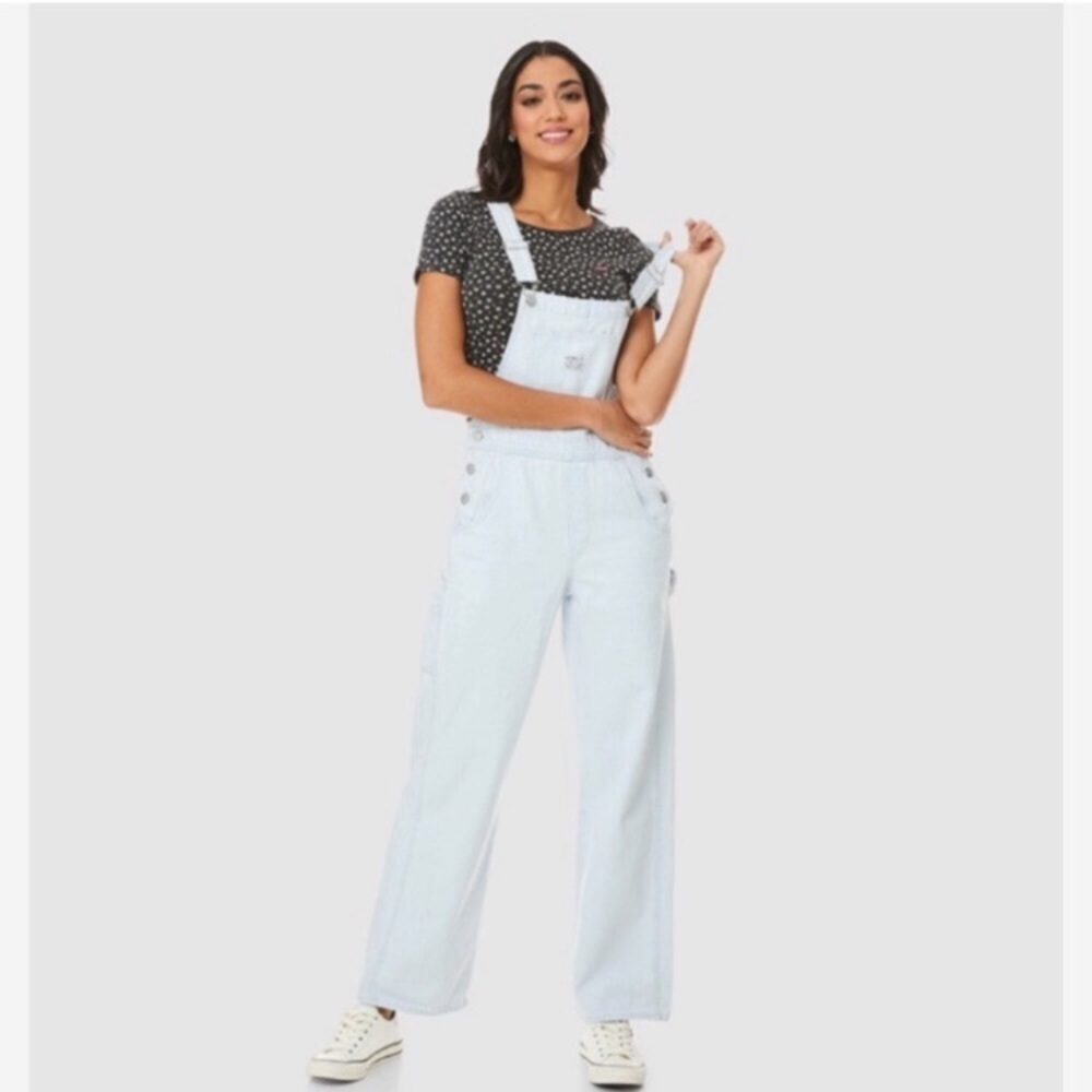 Levi’s Carpenter Straight Leg Light Wash Denim Overalls